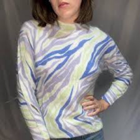 NWT betta made in Italy multi colour mohair/ alpaca blend size 2x jumper… - Picture 2 of 8